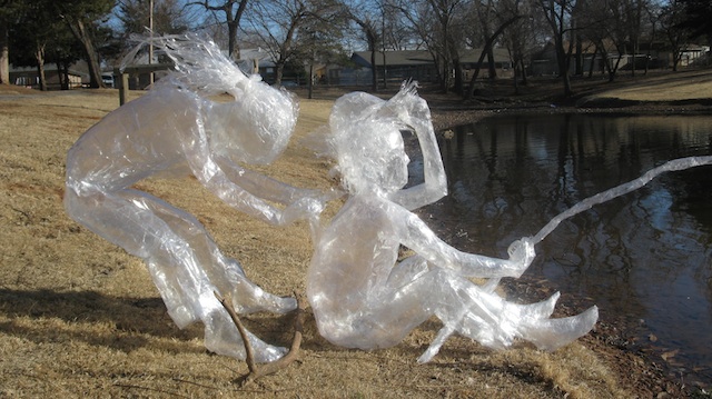 The Big One by Kent Hathaway, tape sculpture